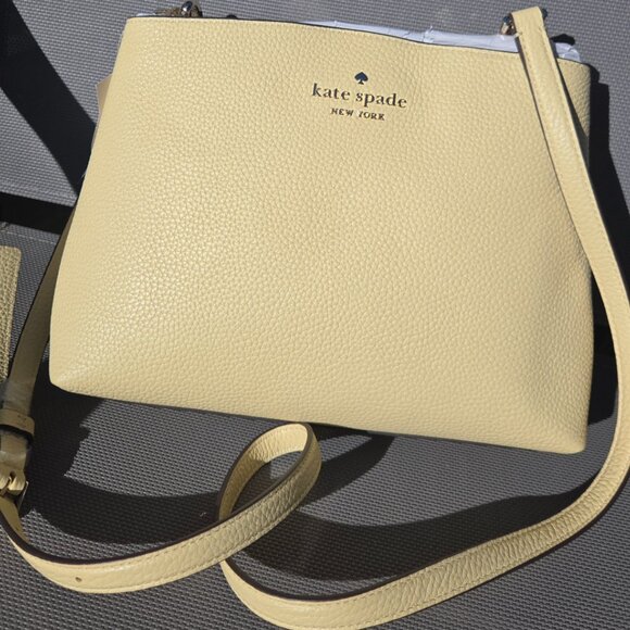 Kate Spade Matching Set Pebble Leather Crossbody and Bi-Fold Wallet - Picture 5 of 6